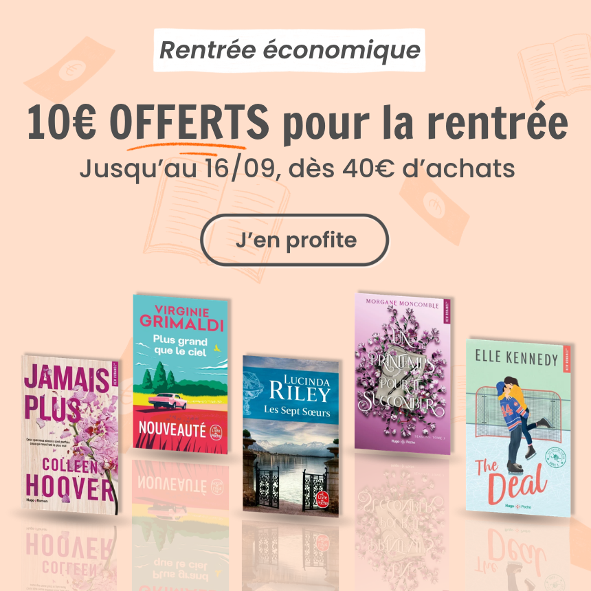 Chèque lecture : 10€ offerts dès 40€ d'achats !
