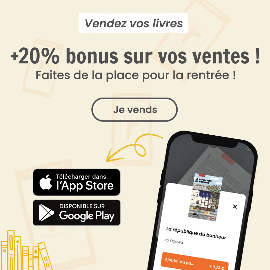 +20% bonus sur vos ventes jusqu'au 31/08 | Faites de la place pour la rentrée !