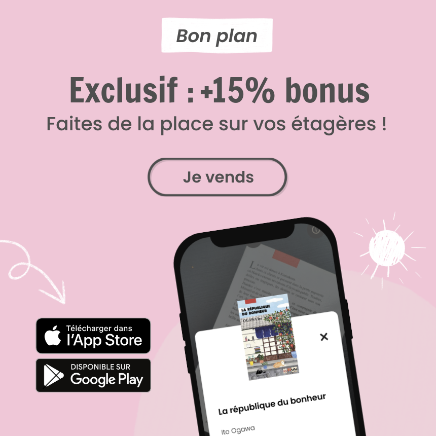 +15% bonus sur tous les livres jusqu'au 18/05 | Faites de la place sur vos étagères !