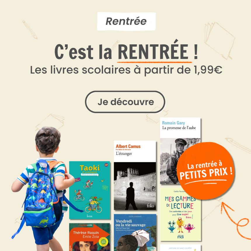 C'est la rentrée scolaire ! Des livres dès 1,99€
