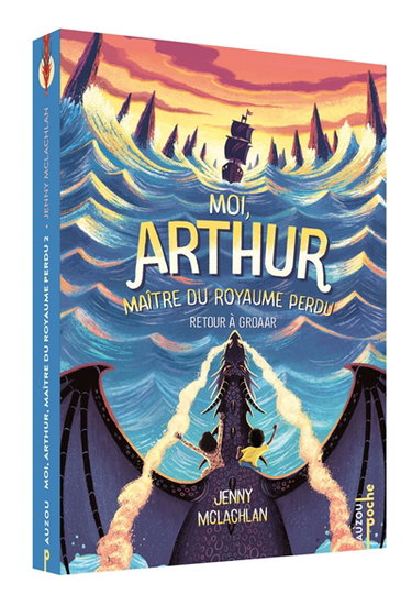 Couverture de Moi, Arthur, maître du royaume perdu. Vol. 2. Retour à Groaar