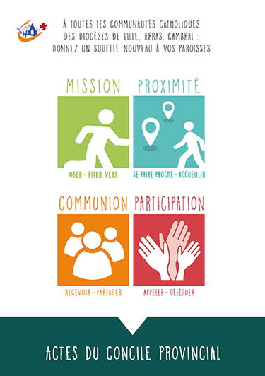 Actes du concile provincial ou Synode Lille-Arras-Cambrai : pour la vie et la mission des paroisses