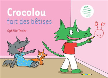 Couverture de Crocolou fait des bêtises par Ophélie Texier