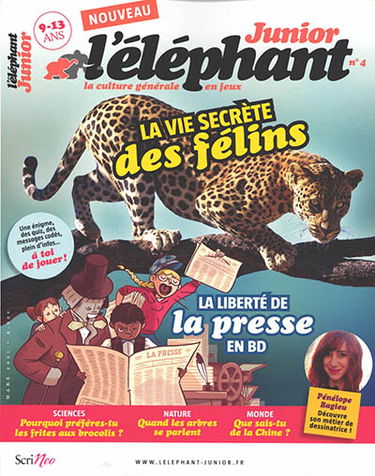 L'Eléphant junior, n° 4. La vie secrète des félins