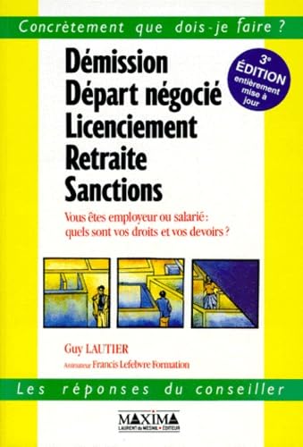 Démission, départ négocié, licenciement