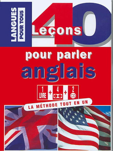 Couverture de Parlez anglais en 40 leçons : livre + cassettes