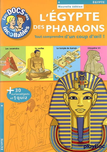 Couverture de L'Egypte des pharaons par Play Bac