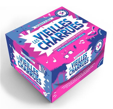 Couverture de Les vieilles charrues : la boîte à quiz : testez votre culture musicale en 720 questions et défis !