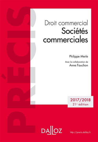 Droit commercial : sociétés commerciales : 2017-2018