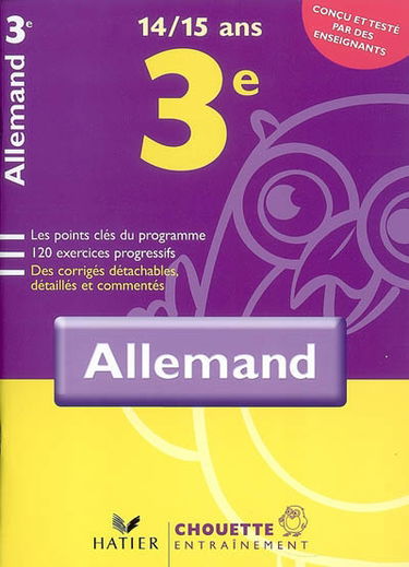 Allemand 3e, 14-15 ans : niveau BC1 du CECR