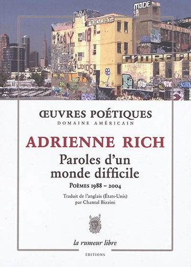 Oeuvres poétiques : paroles d'un monde difficile : poèmes 1988-2004, une anthologie