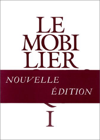 Le mobilier domestique: Vocabulaire typologique
