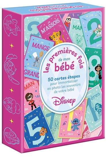 Les premières fois de mon bébé : 50 cartes étapes pour immortaliser en photo les souvenirs de votre bébé