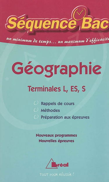 Géographie : terminales L, ES et S