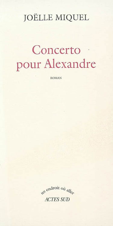 Concerto pour Alexandre
