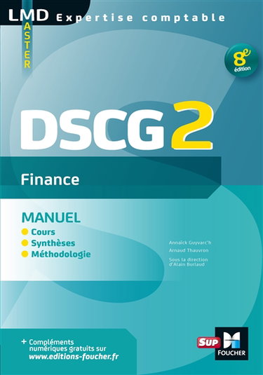 Couverture de DSCG 2 finance : manuel