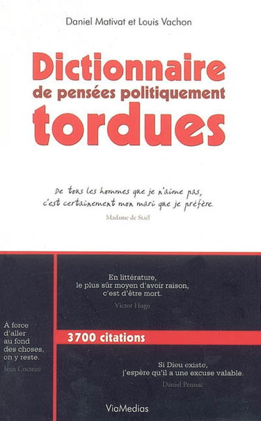 Dictionnaire de pensées politiquement tordues