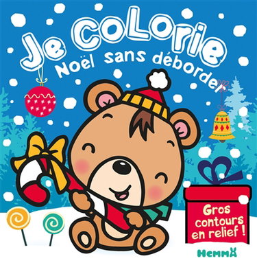 Couverture de Je colorie Noël sans déborder