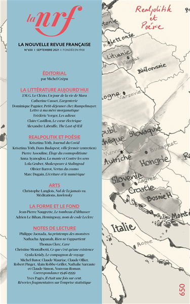 Nouvelle revue française, n° 650