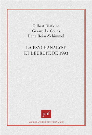 La psychanalyse et l'Europe de 1993
