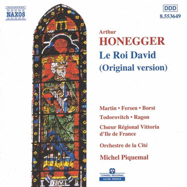 Couverture de Honegger : Le Roi David