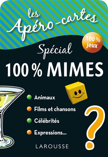 Couverture de Les apéro-cartes spécial 100 % mimes