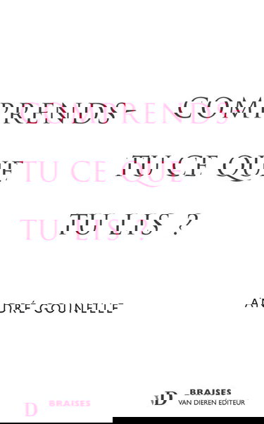 Comprends-tu ce que tu lis?