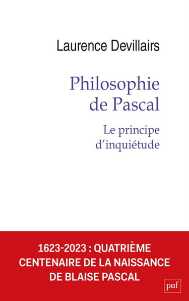 Couverture de Philosophie de Pascal : le principe d'inquiétude