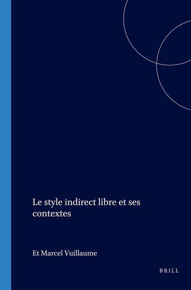 Couverture de Le style indirect libre et ses contextes