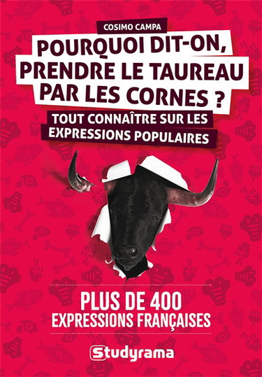 Pourquoi dit-on, prendre le taureau par les cornes ? : tout connaître sur les expressions populaires : plus de 400 expressions françaises