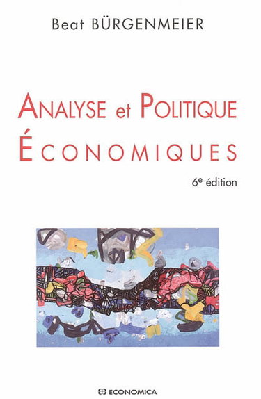 Couverture de Analyse et politique économiques