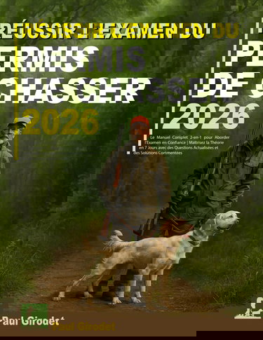 Réussir L'Examen Du Permis De Chasser: Le Manuel Complet 2-en-1 pour Aborder l’Examen en Confiance | Maîtrisez la Théorie en 7 Jours avec des Questions Actualisées et des Solutions Commentées