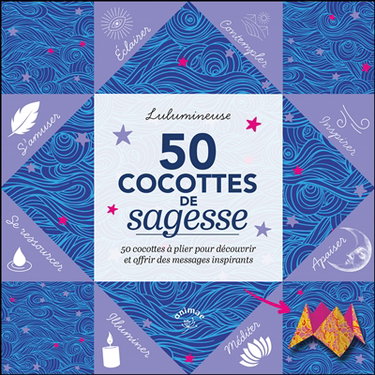 50 cocottes de sagesse : 50 cocottes à plier pour découvrir et offrir des messages inspirants
