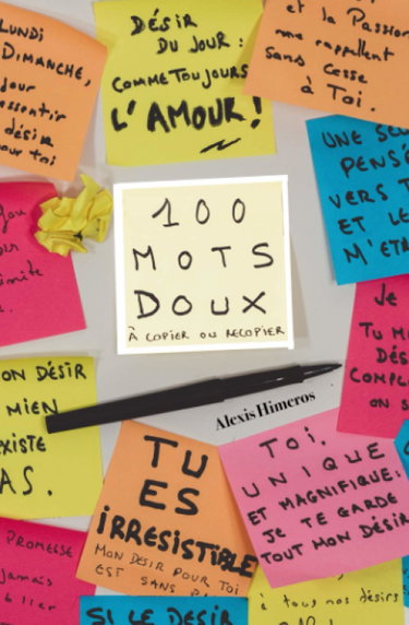 Couverture de 100 MOTS DOUX à copier ou recopier