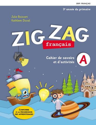 Couverture de Zig Zag, Franais : 3e Anne du Primaire