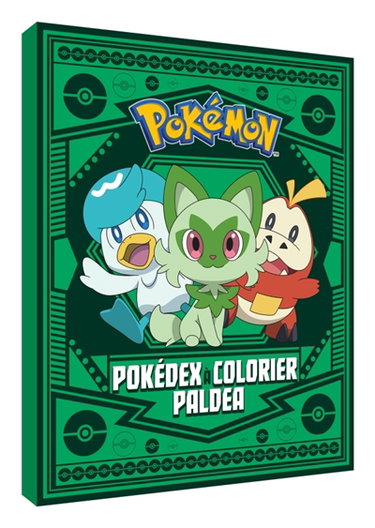 Pokémon : Pokedex à colorier Paldea : édition spéciale anniversaire