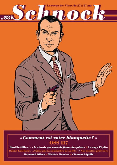 Couverture de Schnock, n° 58. OSS 117 par Collectif