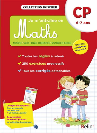 Je m'entraîne en maths : CP, 6-7 ans : conforme au nouveau programme