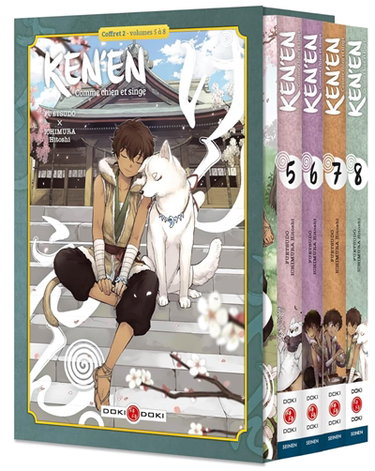 Couverture de Ken'en : comme chien et singe : coffret volumes 5 à 8