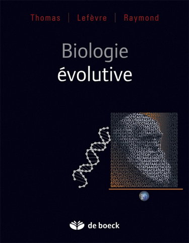Couverture de Biologie évolutive