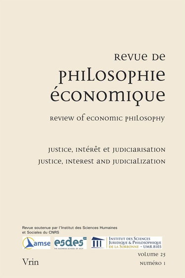 Couverture de Justice, intérêt et judiciarisation