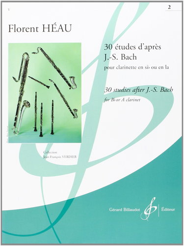 Couverture de 30 Etudes d'Après J.S. Bach Volume 2