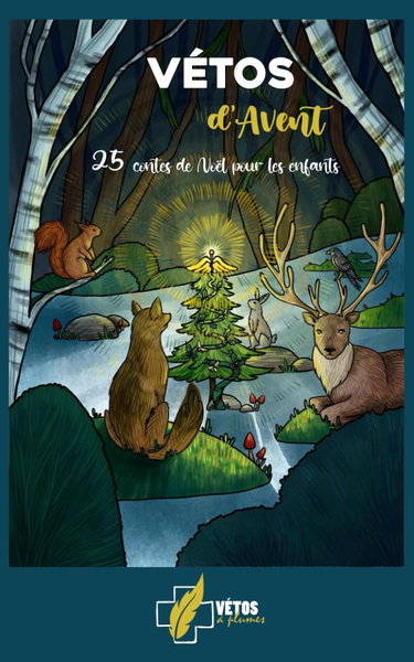 Couverture de Vétos d'Avent - 25 contes de Noël pour enfants