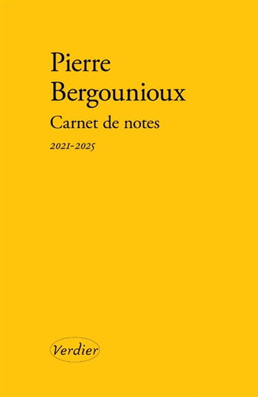 Couverture de Carnet de notes. Journal 2021-2025