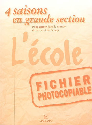 L'école : fichier photocopiable