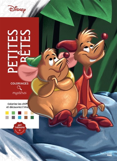 Couverture de Coloriages mystères Disney : Petites bêtes par William Bal