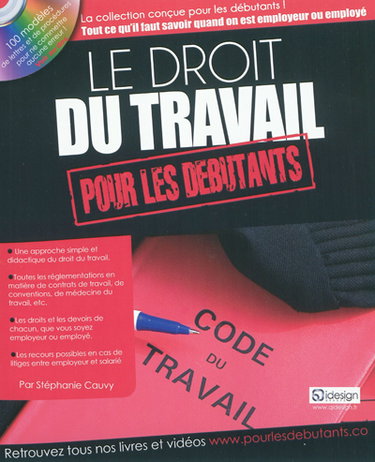 Couverture de Le droit du travail pour les débutants