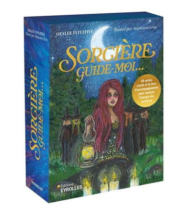 Couverture de Sorcière, guide-moi... : 48 cartes oracle et le livre d'accompagnement pour recevoir l'énergie des sorcières