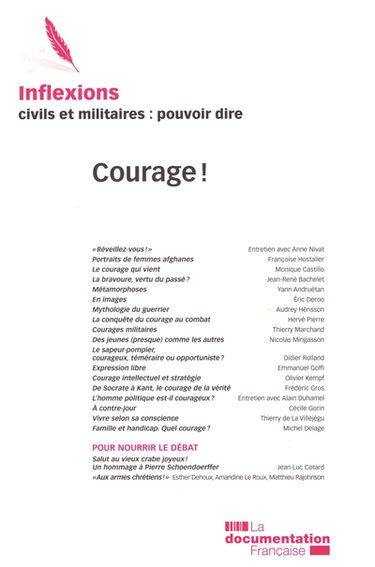 Couverture de Inflexions, n° 22. Courage !