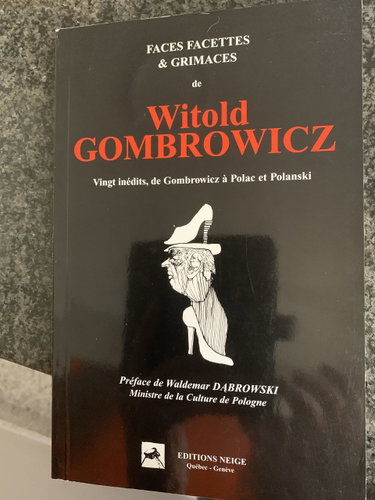 Couverture de Faces facettes & grimaces de Witold Gombrowicz par Witold Gombrowicz